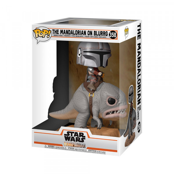 Funko POP! Star Wars The Mandalorian: The Mandalorian on Blurrg